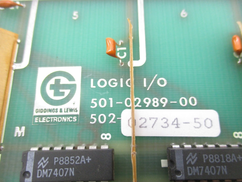 GIDDING & LEWIS 501-02989-00 UNMP