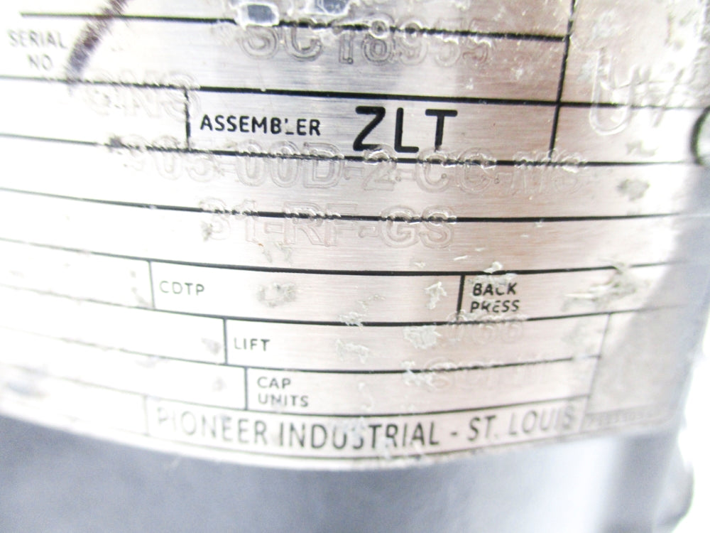 GENERAL ELECTRIC 1905-00D-2-CC-MS-31-RF-GS 1PSI UNMP