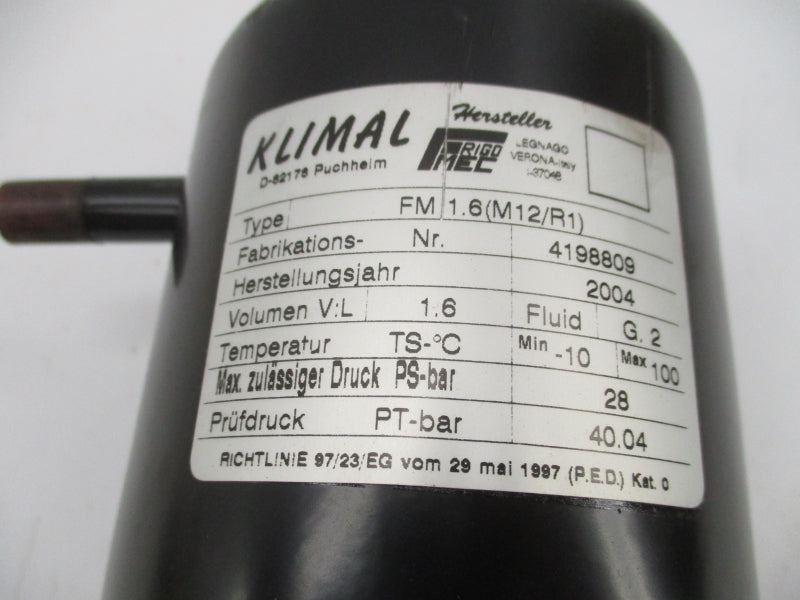 KLIMAL FM1.6(M12/R1) 4198809 UNMP