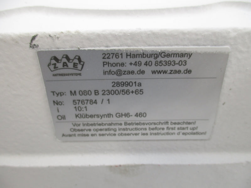 ZAE M080B2300/56+65 289-9-01A NSNP