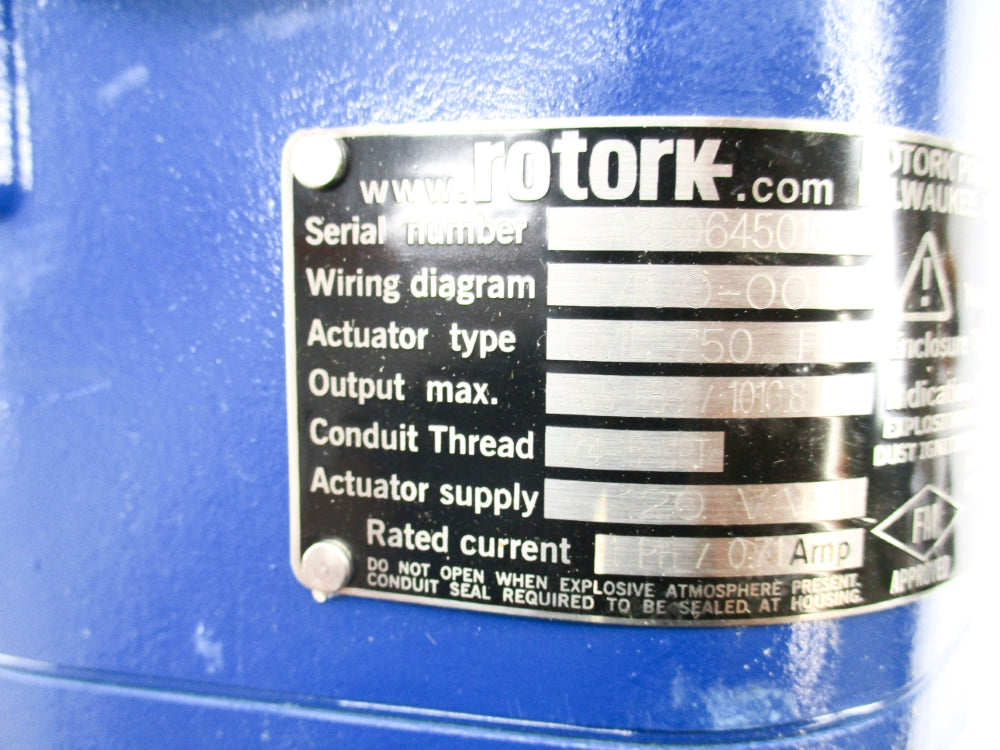 ROTORK CML-750FM 120VAC NSNP