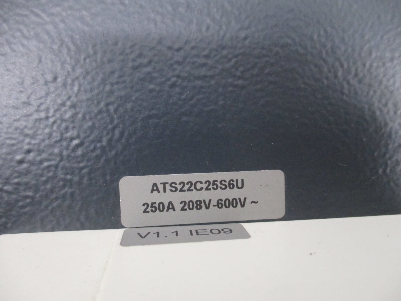 SCHNEIDER ELECTRIC ATS22C25S6U 208-600V 250A UNMP