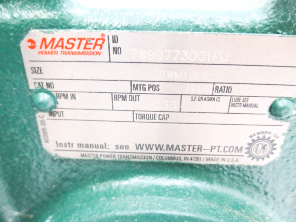 MASTER POWER TRANSMISSION 7890773001FU VM7002A NSMP