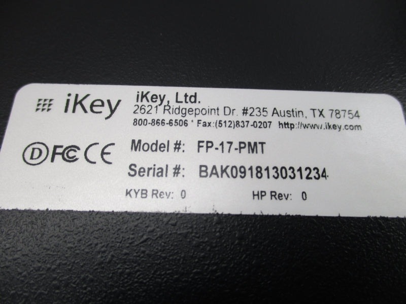 IKEY FP-17-PMT NSMP