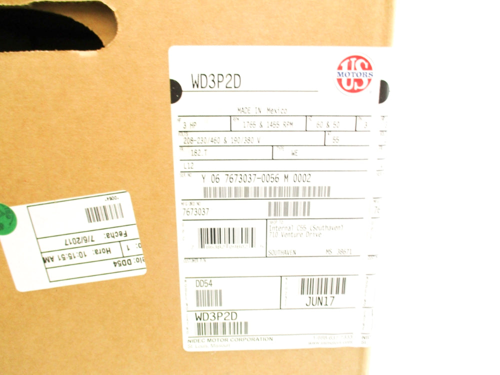 US MOTORS WD3P2D NSFS