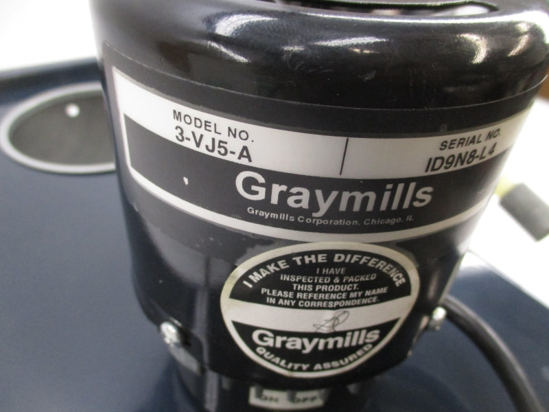 GRAYMILLS 3-VJ5-A 115V 1.4A NSMP