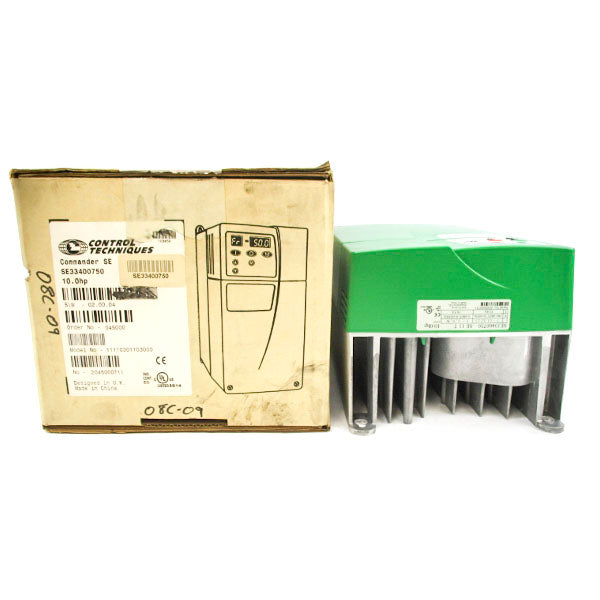CONTROL TECHNIQUES SE33400750SE11T 11110301103000 380-480V 15.4A NSMP
