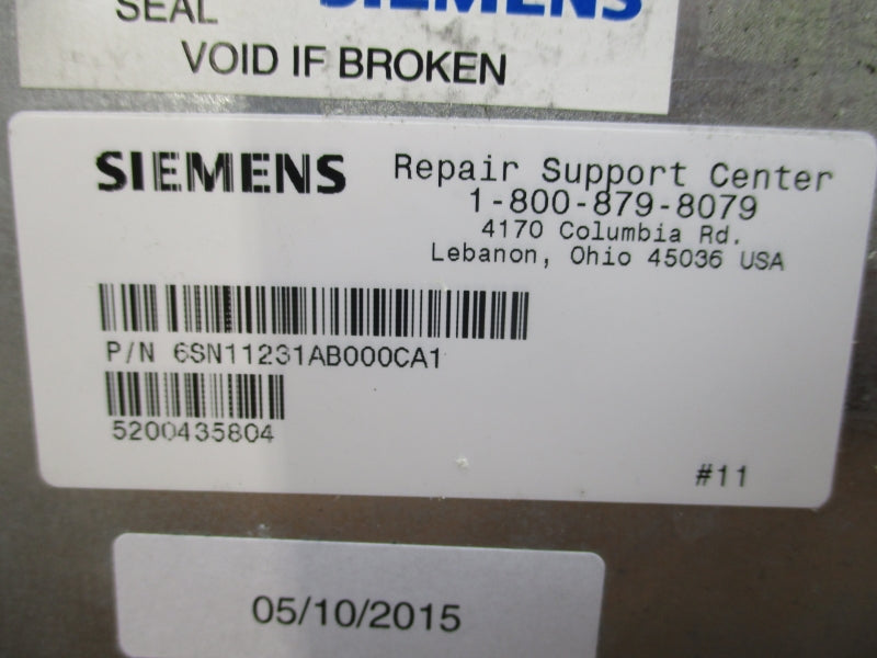 SIEMENS 6SN1123-1AB00-0CA1 UNMP