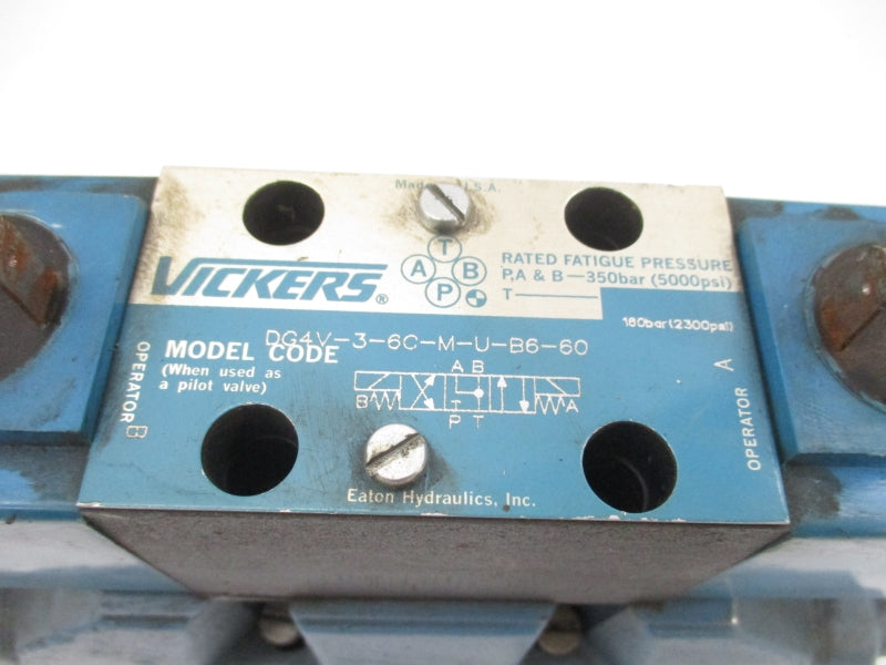 VICKERS DG5V-5-6C-T-M-U-B6-10 110/120V 5000PSI UNMP
