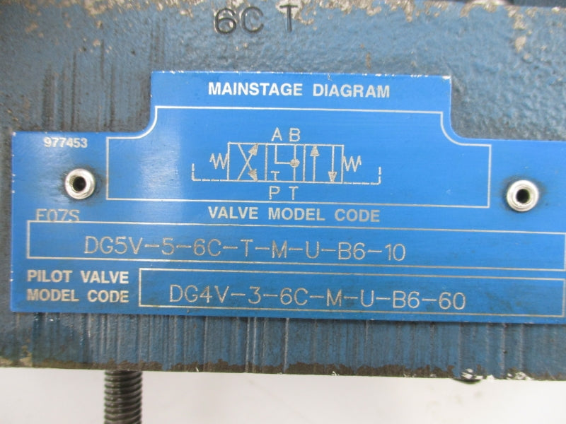 VICKERS DG5V-5-6C-T-M-U-B6-10 110/120V 5000PSI UNMP