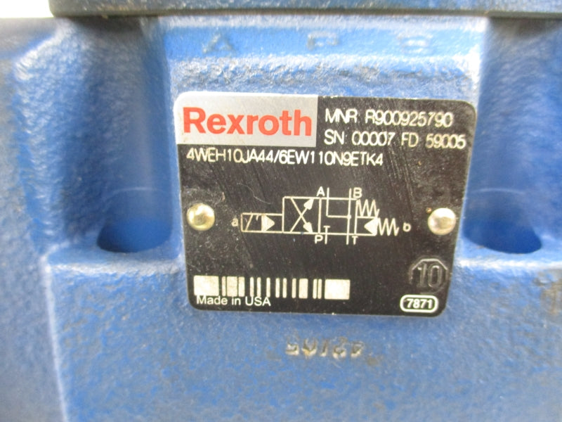 REXROTH 4WEH10JA44/6EW110N9ETK4 R900925790 110/120V NSNP