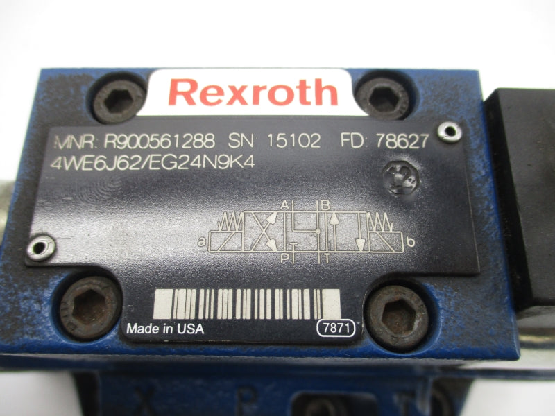 REXROTH 4WEH16G72/6EG24N9EK4/P45 R900926639 24VDC 1.25A UNMP