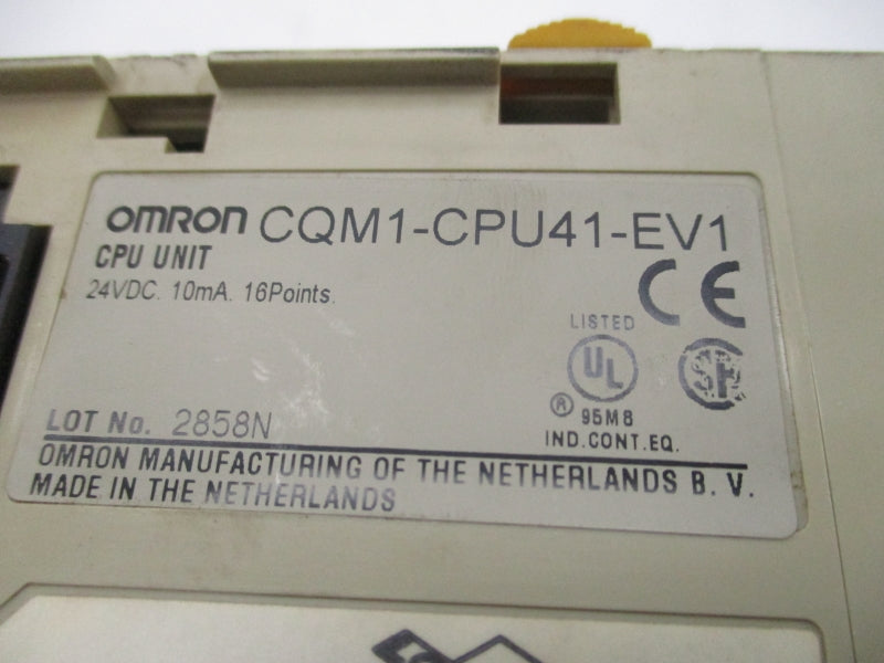 OMRON CQM1-CPU41-EV1 24VDC UNMP