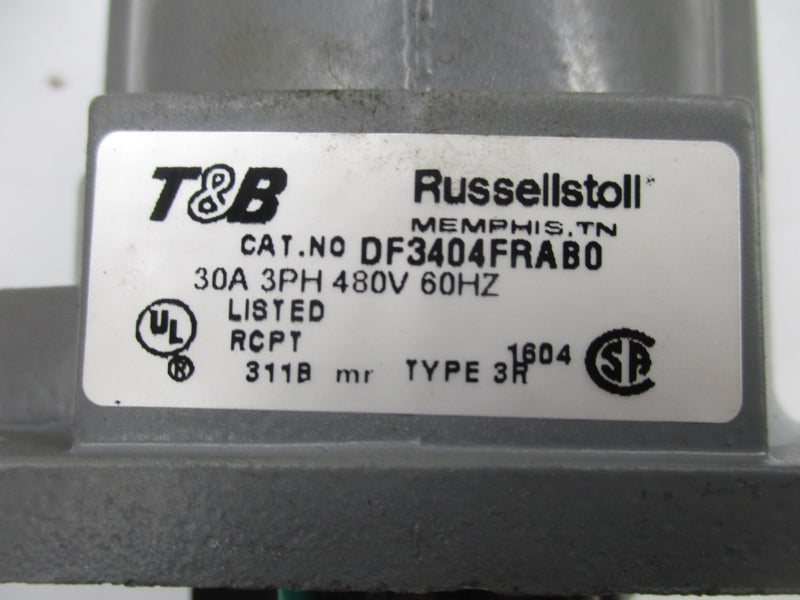 THOMAS&BETTS DF3404FRAB0 480V 30A NSMP