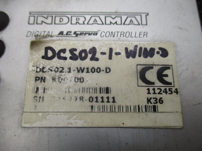 INDRAMAT DDS02.1-W100-D UNMP