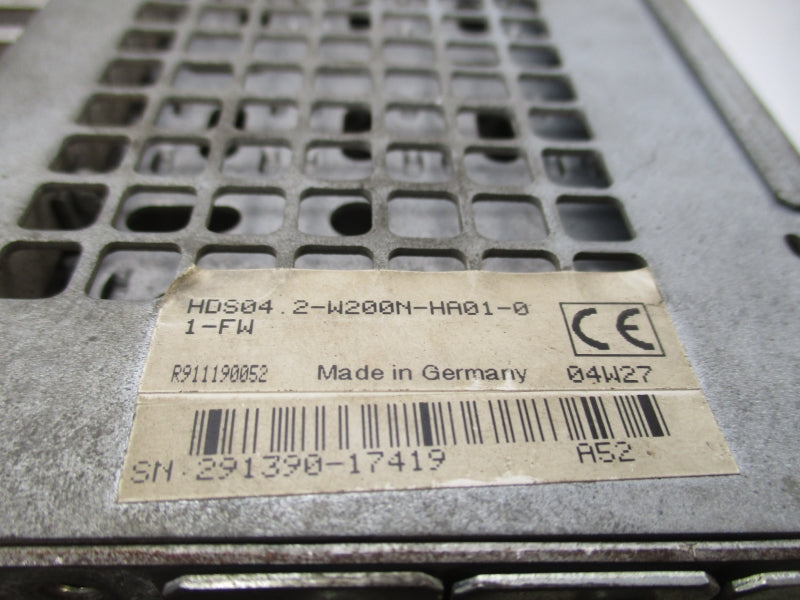 REXROTH HDS04.2-W200N-HA01-01-FW R911190052 530/670VDC 60A UNMP