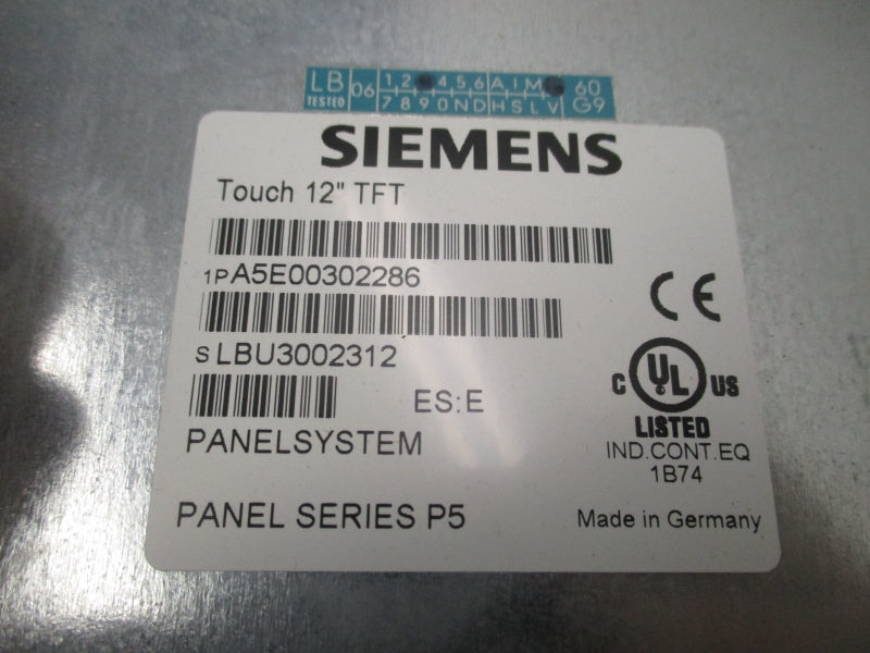 SIEMENS A5E00302286 12" NSNP