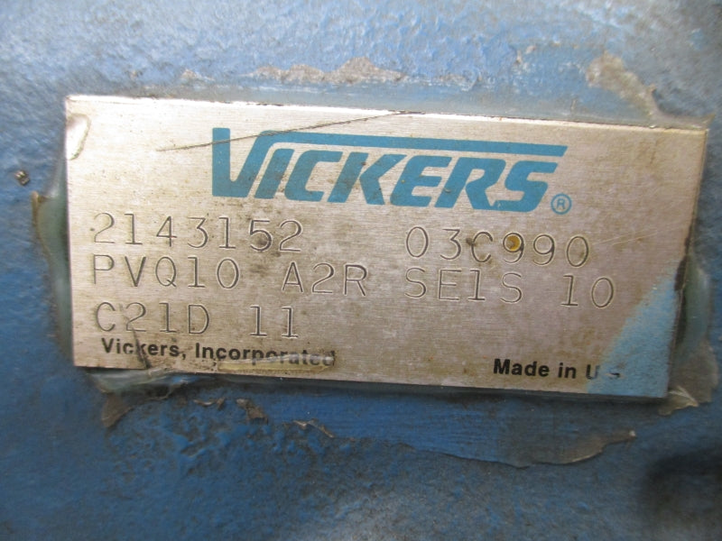 VICKERS PVQ10A2RSE1S10C21D11 UNMP