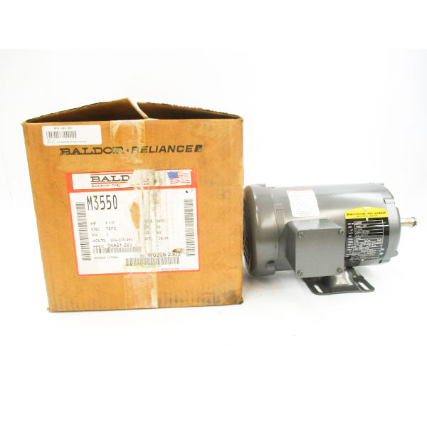 BALDOR M3550 34A61-283 208-230/460V 4.9-4.6/2.3A NSMP