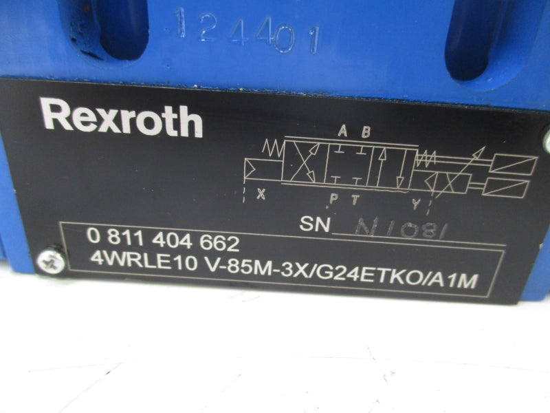 REXROTH 4WRLE10V-85M-3X/G24ETK0/A1M 0811404662 24V 2.5A NSNP