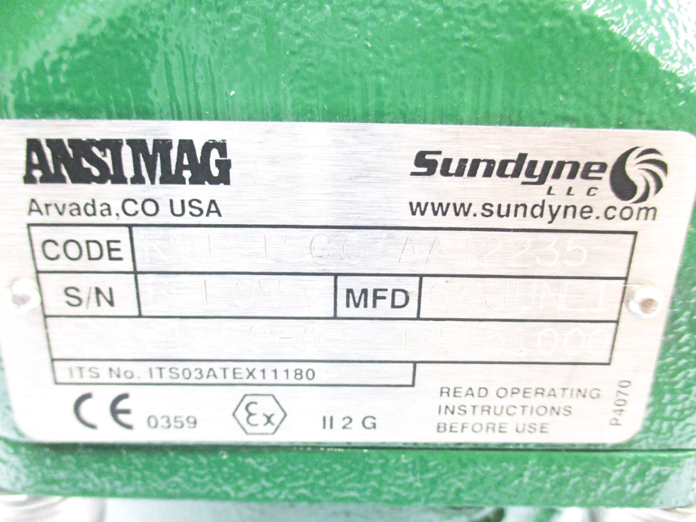 SUNDYNE KM1515C03AA12235 NSNP