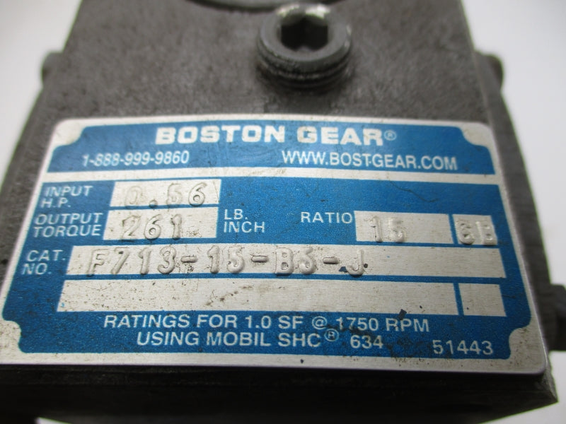 BALDOR VBM3538 F713-15-B5-J 208-230/460V 1.9-1.8/.9A UNMP