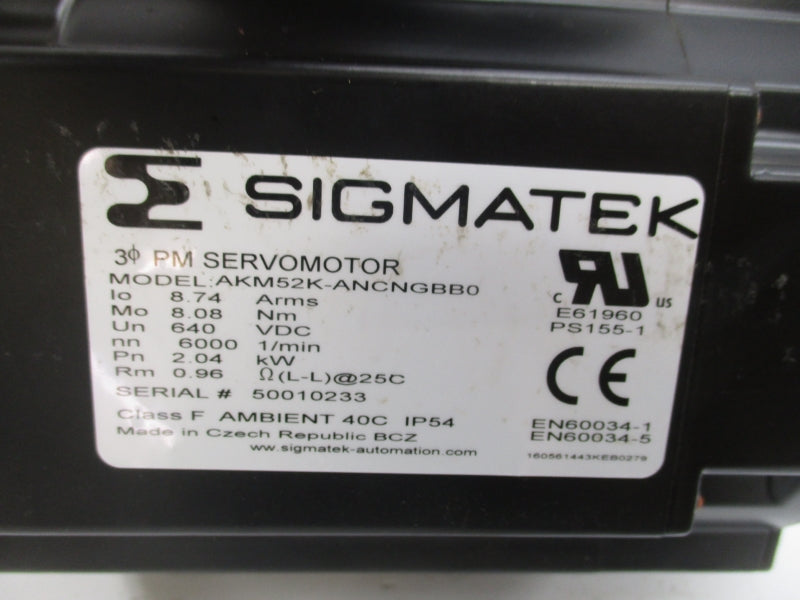 SIGMATEK AKM52K-ANCNGBB0 640VDC NSNP