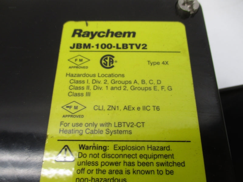 TYCO THERMAL CONTROLS JBM-100-LBTV2 NSMP