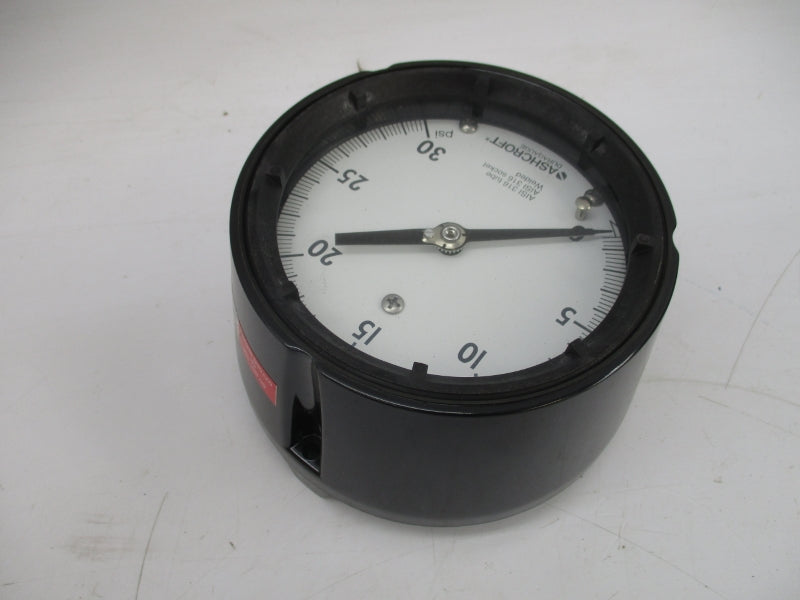 ASHCROFT 451279SS04L30# 0-30PSI 4-1/2" NSMP