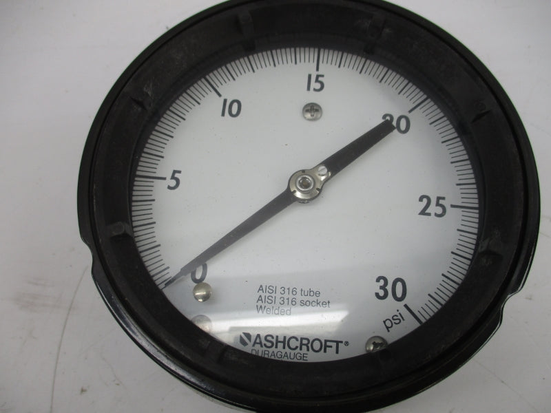 ASHCROFT 451279SS04L30# 0-30PSI 4-1/2" NSMP