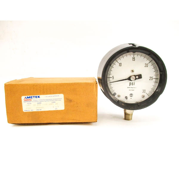 AMETEK 1982 150045 0-30PSI 4-1/2" NSMP