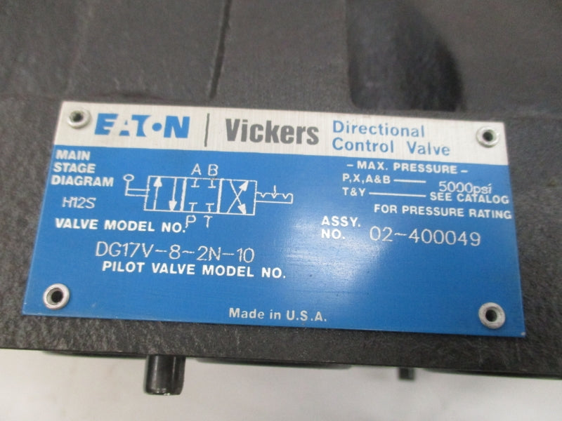 VICKERS DG17V-8-2N-10 02-400049 5000PSI NSNP