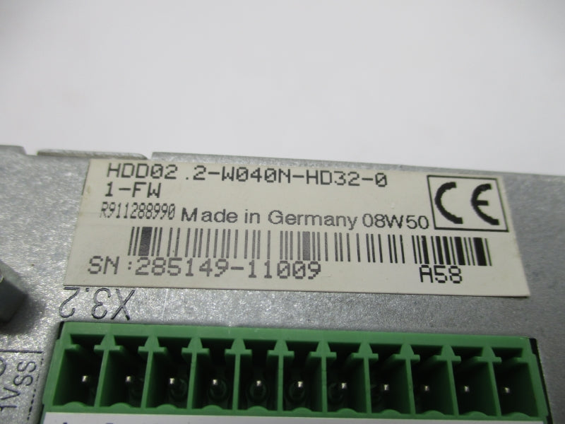 REXROTH HDD02.2-W040N-HD32-01-FW R911288990 530-760V 25A NSMP