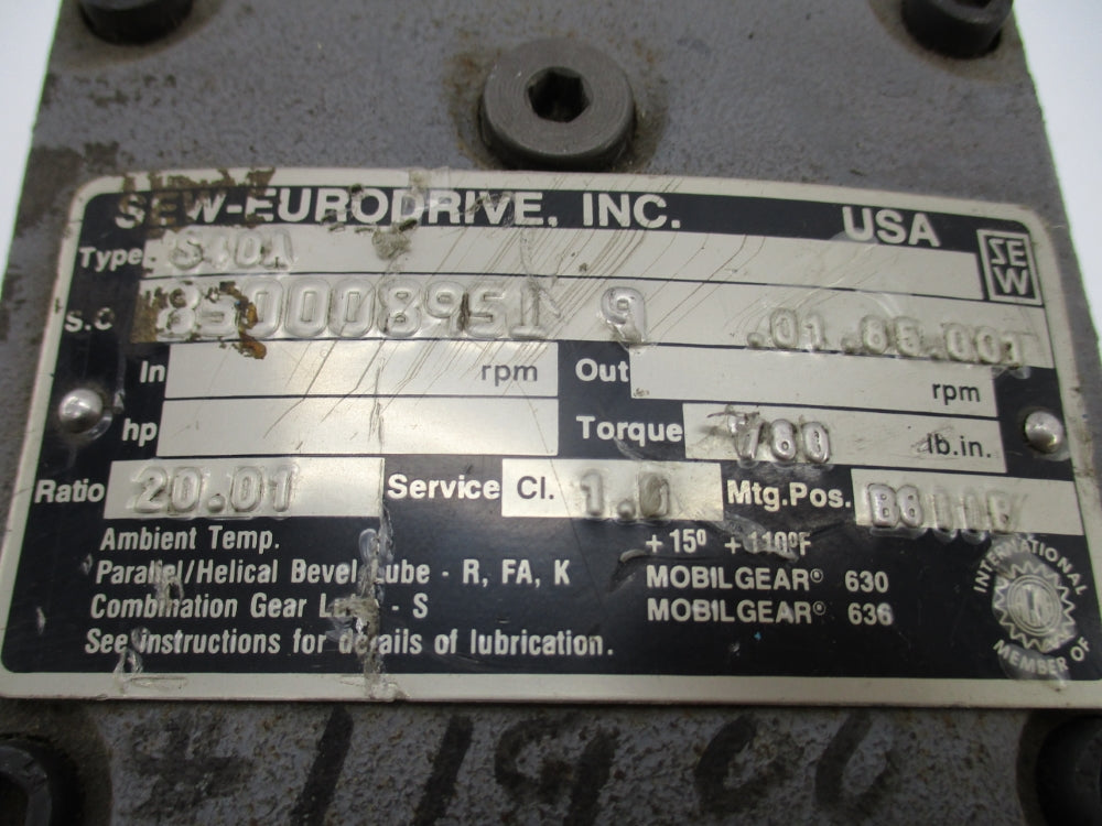 SEW-EURODRIVE S40A UNMP