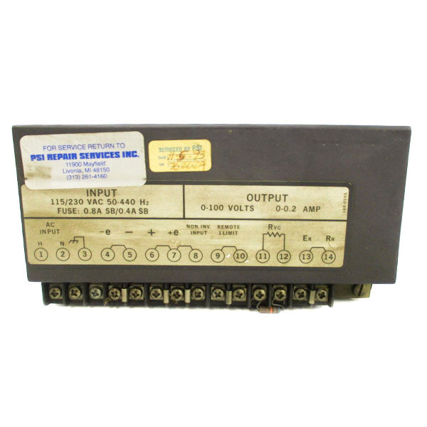 KEPCO PAT100-0.2 115/230VAC 0.8/0.4A UNMP