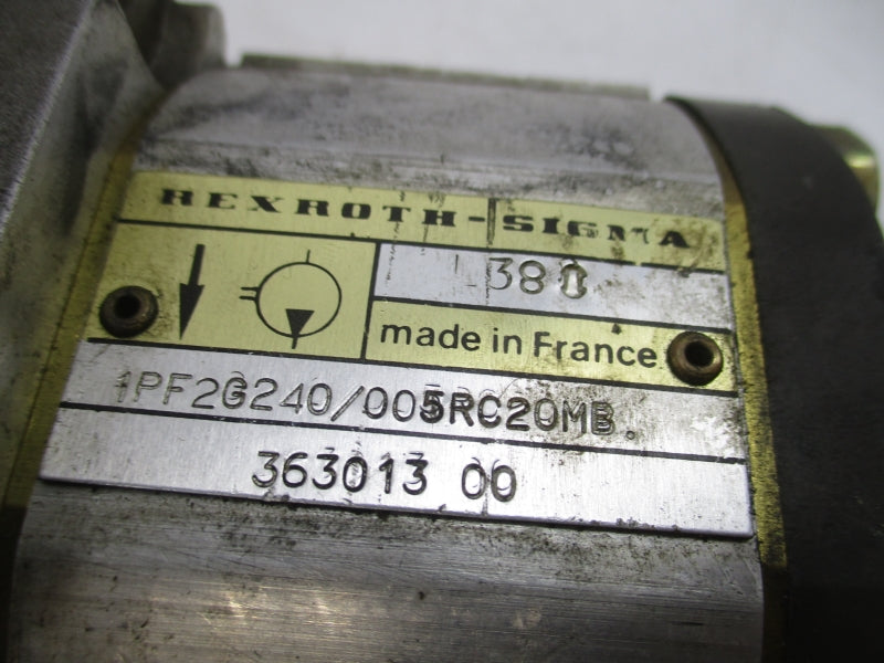 REXROTH-SIGMA 1PF2G240/005RC20MB UNMP