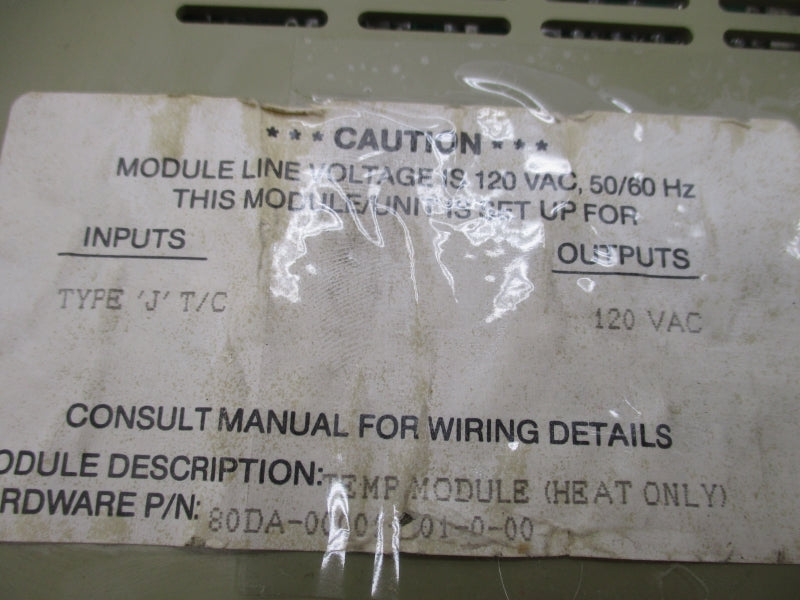 BARBER COLMAN 80DA-00001-001-0-00 120VAC UNMP