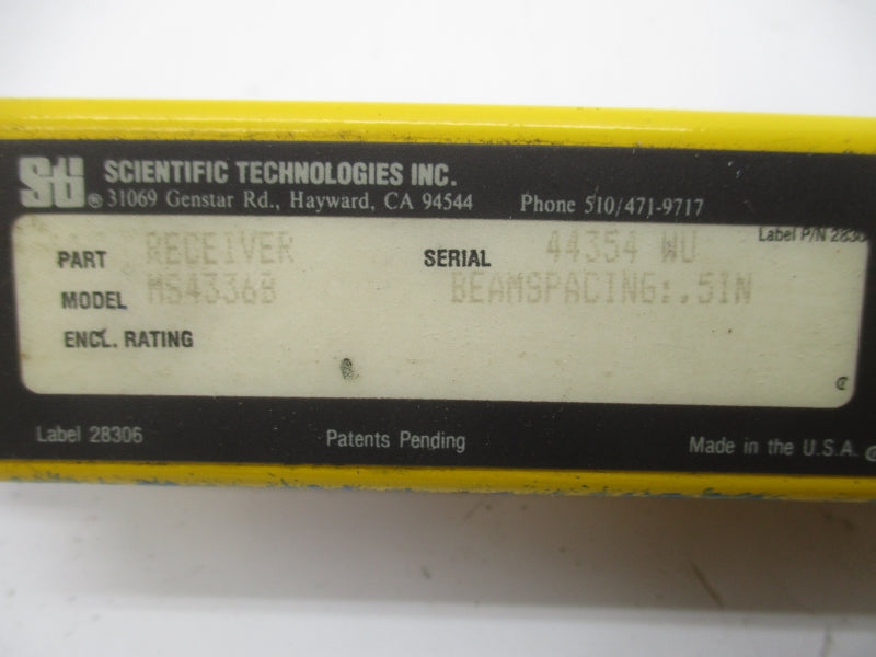 STI MS4336B RECEIVER UNMP