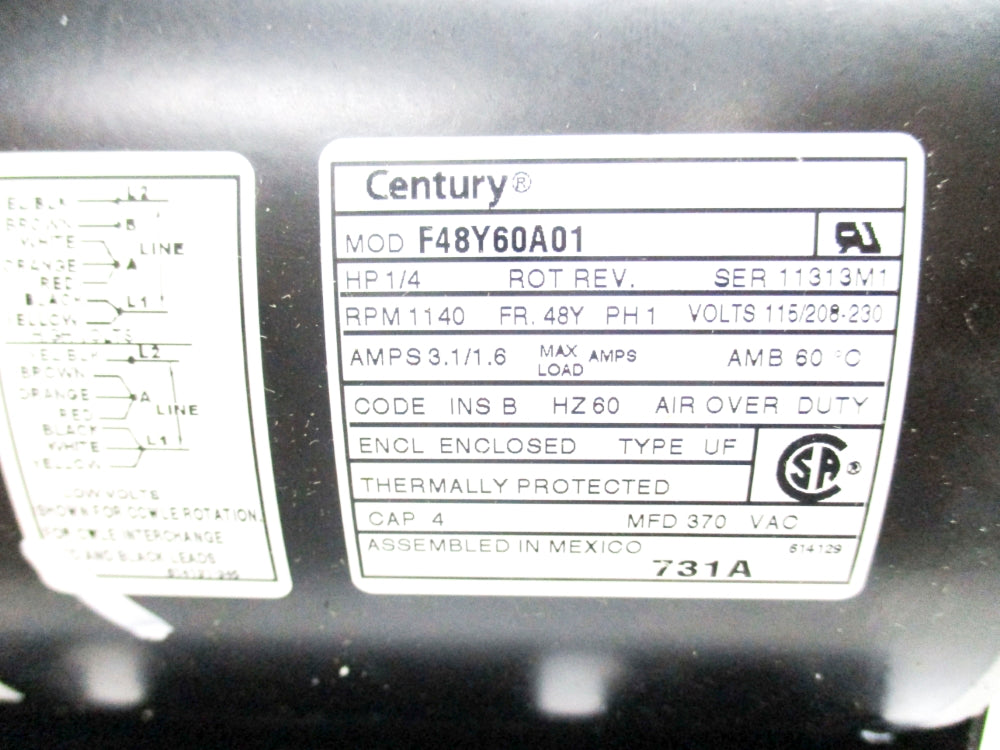 CENTURY F48Y60A01 NSMP