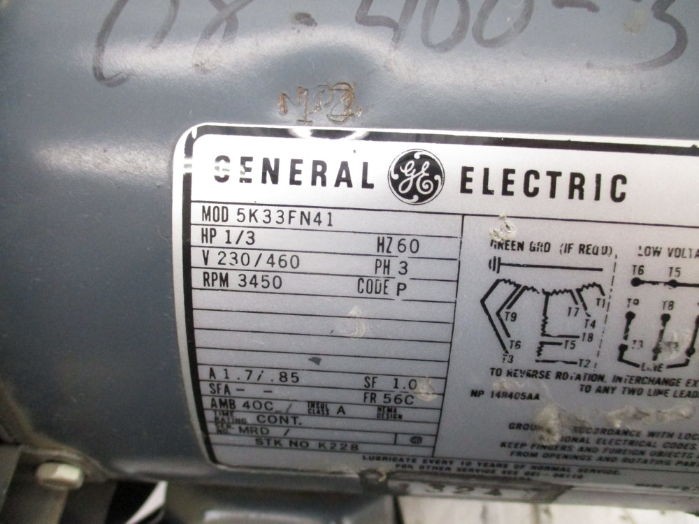 GENERAL ELECTRIC 5K33FN41 UNMP