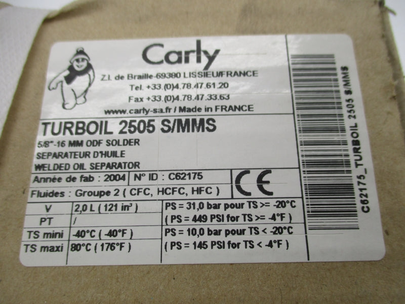 CARLY TURBOIL 2505S/MMS 449PSI NSFS