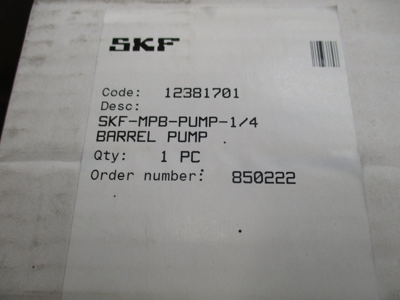 SKF SKF-MPB-PUMP-1/4 12381701 NSMP