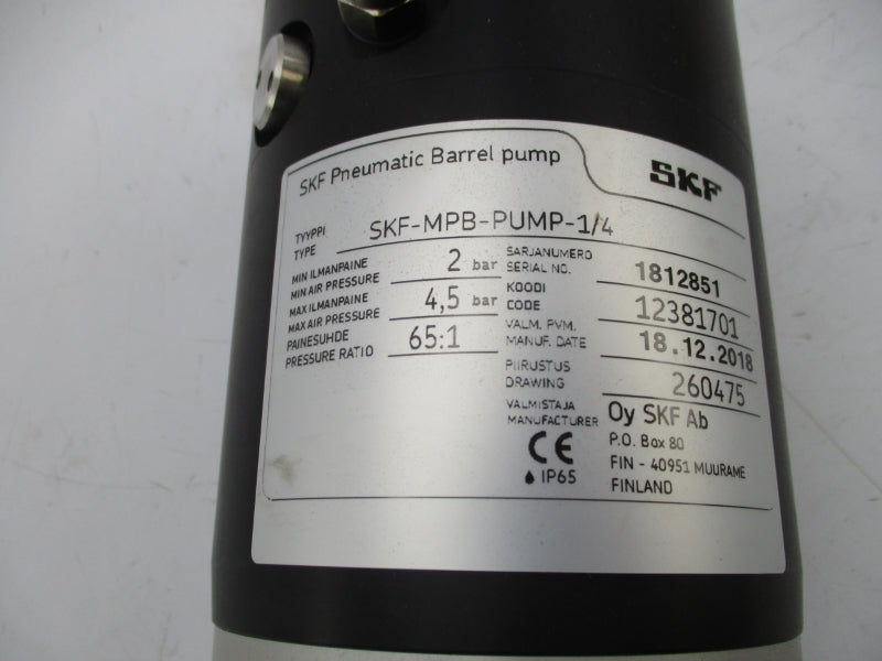 SKF SKF-MPB-PUMP-1/4 12381701 NSMP
