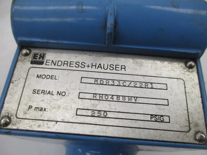 ENDRESS+HAUSER MDR33C/22R1 250PSI NSNP