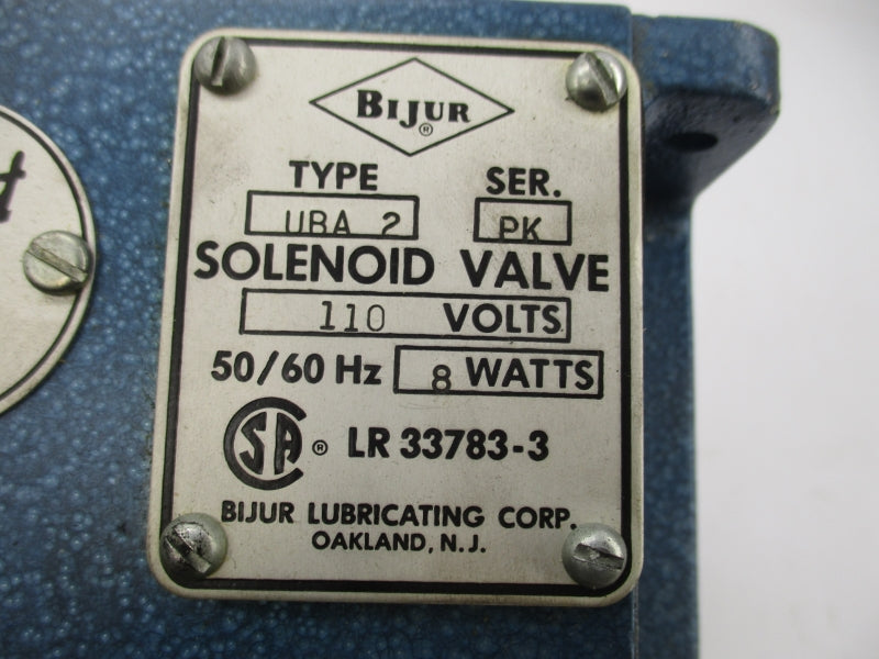 BIJUR UBA2 SER. PK 110V NSNP