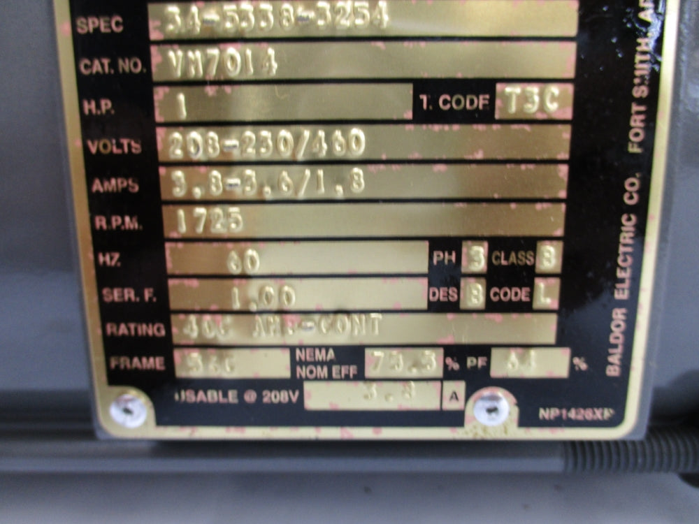 BALDOR VM7014 NSMP