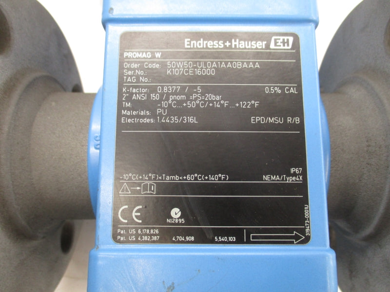 ENDRESS+HAUSER 50W50-UL0A1AA0BAAA 85-260VAC NSNP