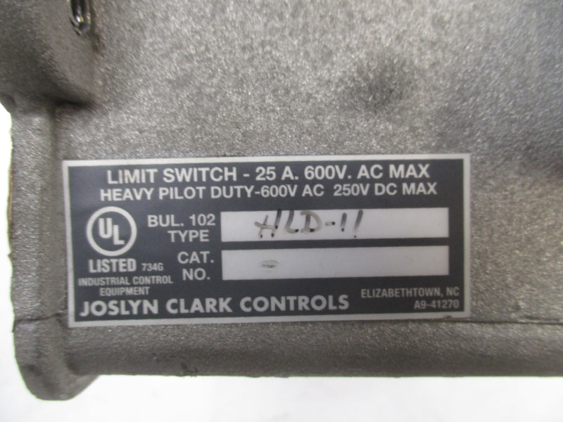 JOSLYN CLARK HLD-11 600VAC 25A (AS PICTURED) NSNP