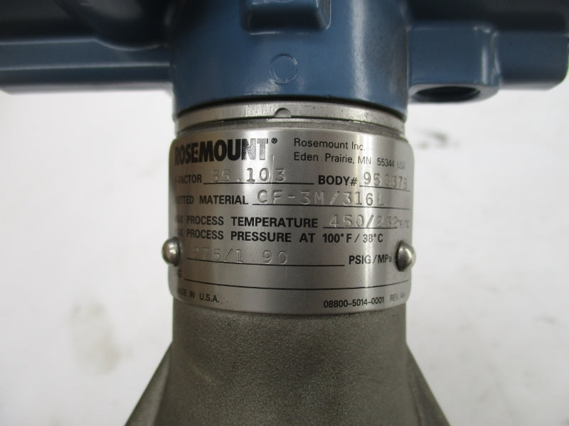 ROSEMOUNT 8800CF020SA1N1D1E5M5 30/42VDC 275PSI NSNP