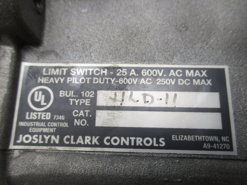 JOSLYN CLARK HLD-11 600VAC 25A NSNP